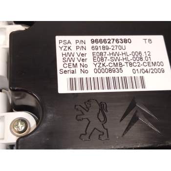 Recambio de cuadro instrumentos para peugeot 3008 i monospace (0u_) 1.6 hdi referencia OEM IAM 9666276380  