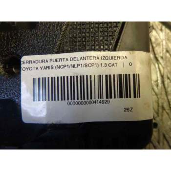 Recambio de cerradura puerta delantera izquierda para toyota yaris (ncp1/nlp1/scp1) 1.3 cat referencia OEM IAM   