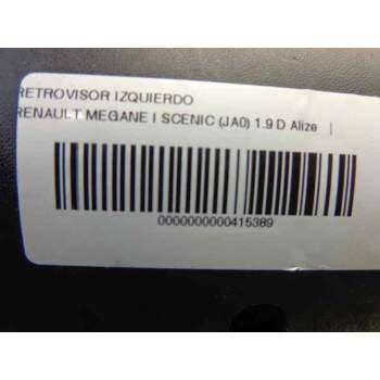 Recambio de retrovisor izquierdo para renault megane i scenic (ja0) 1.9 turbodiesel referencia OEM IAM   