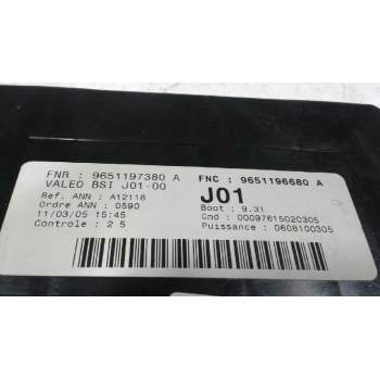 Recambio de centralita bsi para peugeot 307 (s1) xr clim referencia OEM IAM 9651196680A  