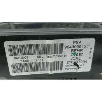 Recambio de mando climatizador para peugeot 307 (s1) xr clim referencia OEM IAM 96430991XT  