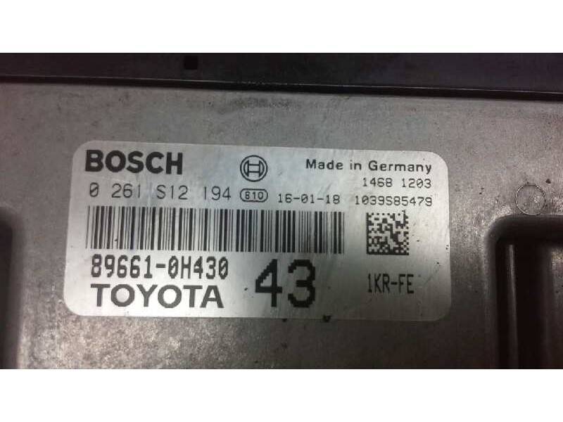 Recambio de centralita motor uce para citroen c1 live referencia OEM IAM 0261S12194 308 