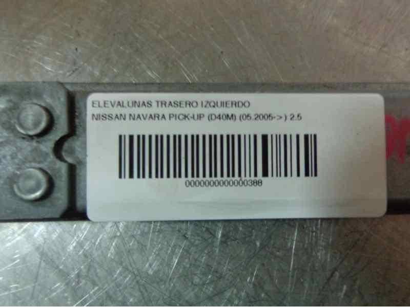 Recambio de elevalunas trasero izquierdo para nissan navara pick-up (d40m) 2.5 dci diesel cat referencia OEM IAM   100061