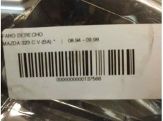 Recambio de faro derecho para mazda 323 berlina c/f/p/s (ba) 2.0 diesel referencia OEM IAM    2