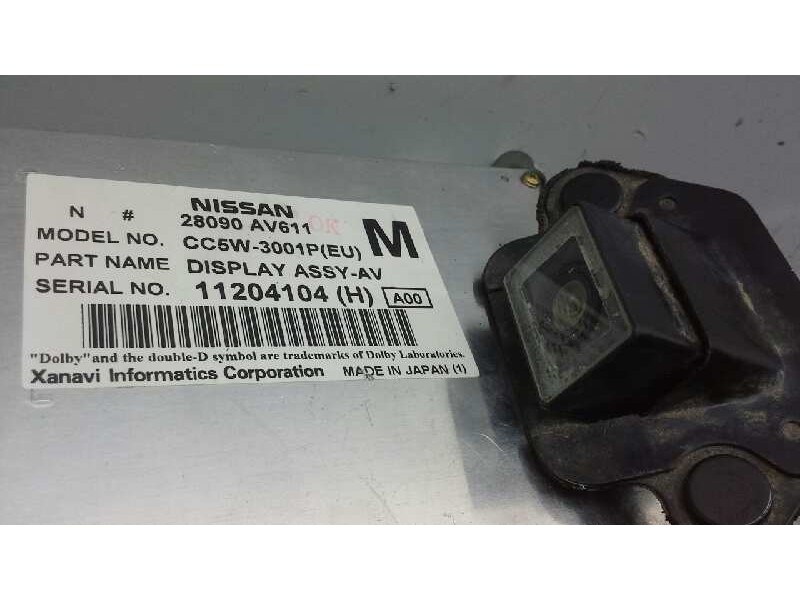 Recambio de pantalla multifuncion para nissan primera trav. (p12) 1.8 16v cat referencia OEM IAM 28090AV611  