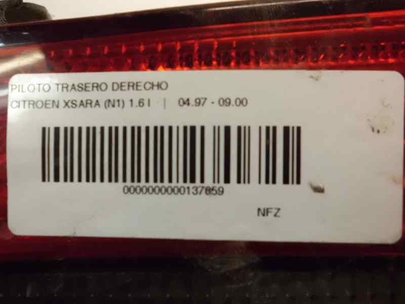 Recambio de piloto trasero derecho para citroen xsara berlina 1.6 referencia OEM IAM   