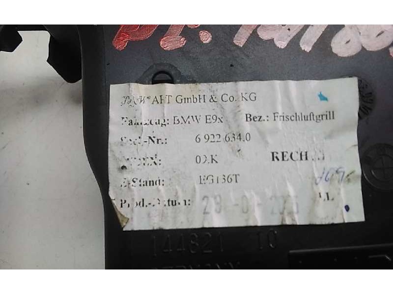 Recambio de aireador derecho para bmw serie 3 berlina (e90) 320d referencia OEM IAM 69226340  