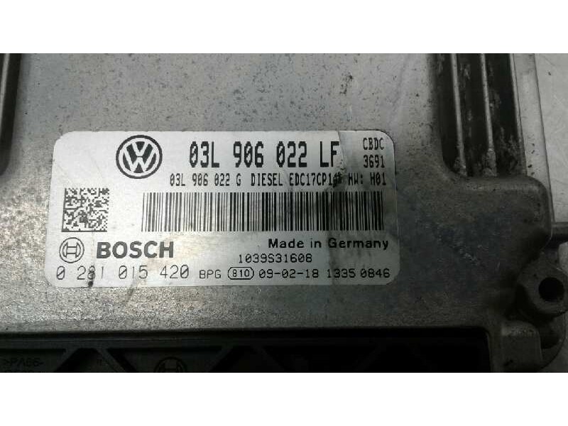 Recambio de centralita motor uce para volkswagen golf vi (5k1) advance referencia OEM IAM 0281015420 160 