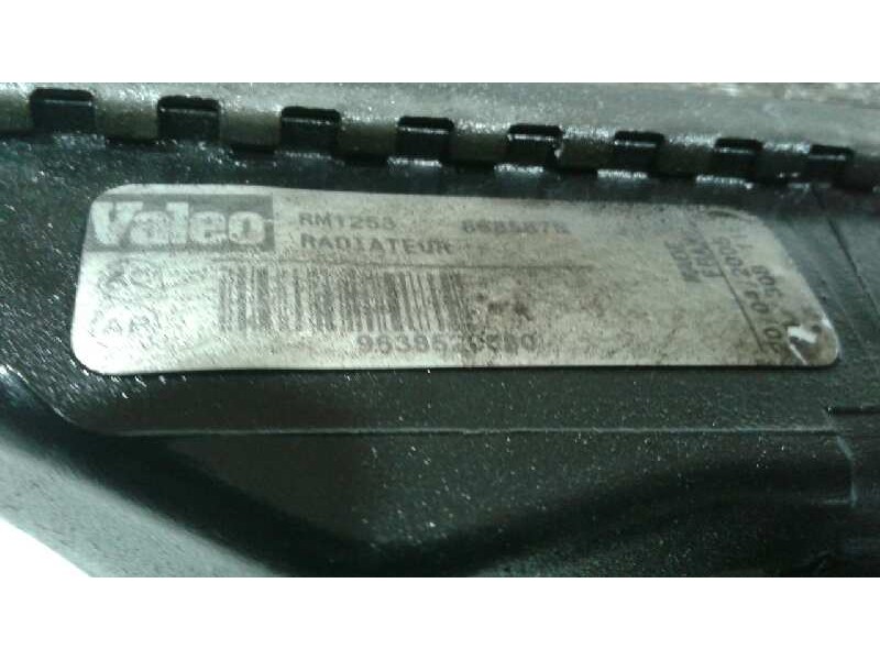 Recambio de radiador agua para peugeot 1007 sport referencia OEM IAM 8555567N  