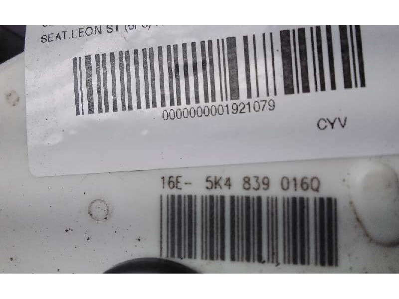 Recambio de cerradura puerta trasera derecha para seat leon st (5f8) reference connect referencia OEM IAM 16E5K4839016Q  