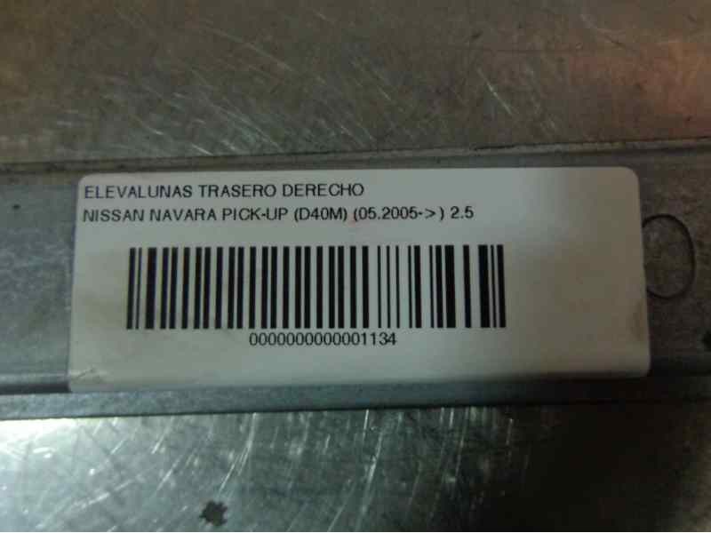 Recambio de elevalunas trasero derecho para nissan navara pick-up (d40m) 2.5 dci diesel cat referencia OEM IAM   100818
