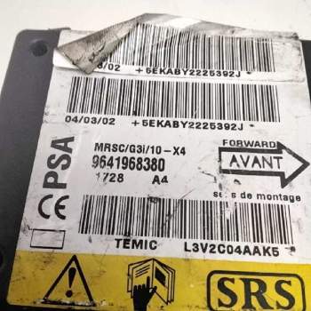 Recambio de centralita airbag para citroën c5 berlina 2.0 hdi referencia OEM IAM 9641968380  