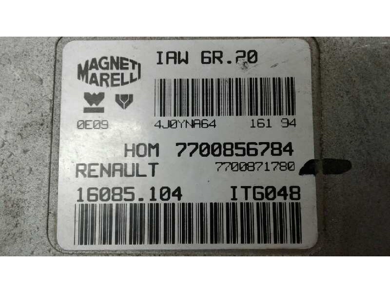 Recambio de centralita motor uce para renault twingo (co6) 1.2 (c066/67/68) referencia OEM IAM H0M7700856784 7700871780 
