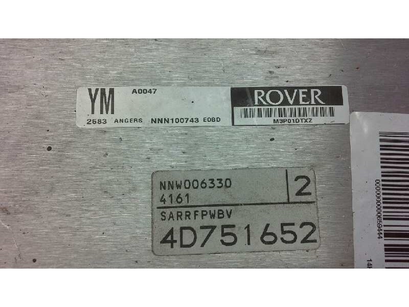 Recambio de centralita motor uce para mg rover serie 25 (rf) comfort plus (3-ptas.) referencia OEM IAM   