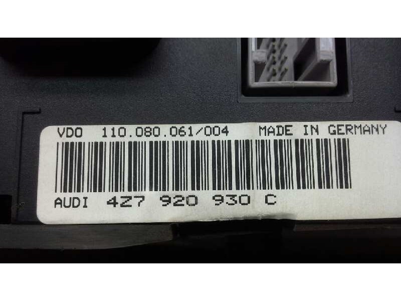 Recambio de cuadro instrumentos para audi a6 avant (4b5) 2.5 tdi quattro referencia OEM IAM 4B0920900JX  