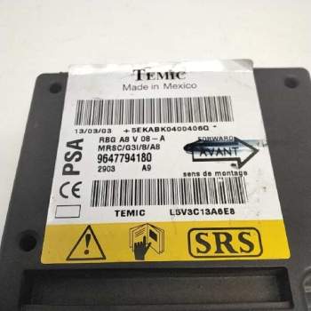 Recambio de centralita airbag para citroën c3 hdi 70 collection referencia OEM IAM 9647794180  