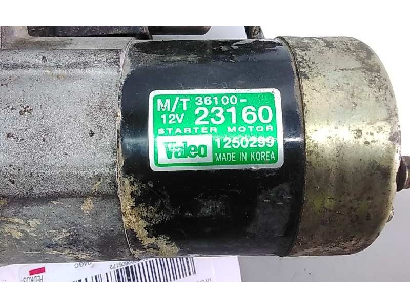 Recambio de motor arranque para hyundai tucson (jm) 2,0 classic 4x2 referencia OEM IAM 3610023160  