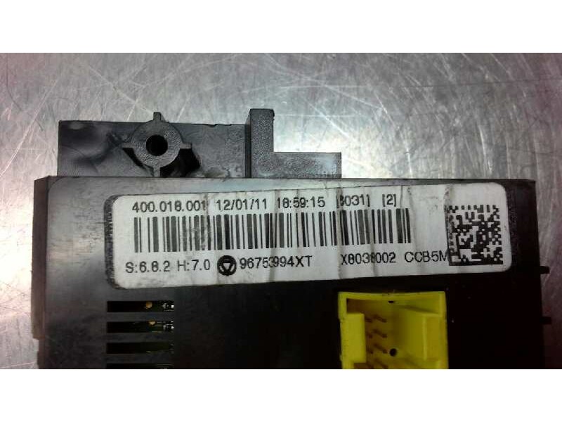 Recambio de mando climatizador para citroen c3 selection referencia OEM IAM 9675994XT  