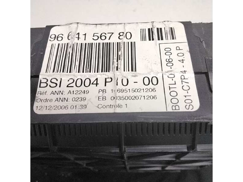 Recambio de centralita bsi para citroen c2 1.1 referencia OEM IAM 9664156780  