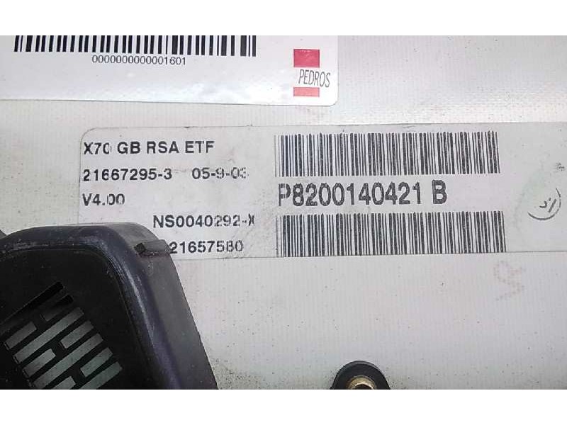 Recambio de cuadro instrumentos para opel movano 2.5 dti cat (g9u-a720 / lj9) referencia OEM IAM P8200140421B  101191