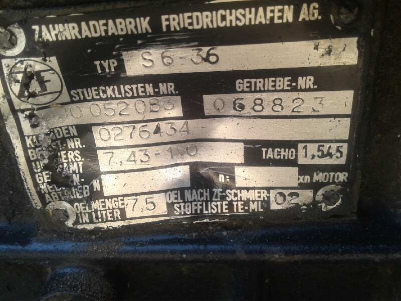 Recambio de caja cambios para daf ft 1700 referencia OEM IAM S6-36  