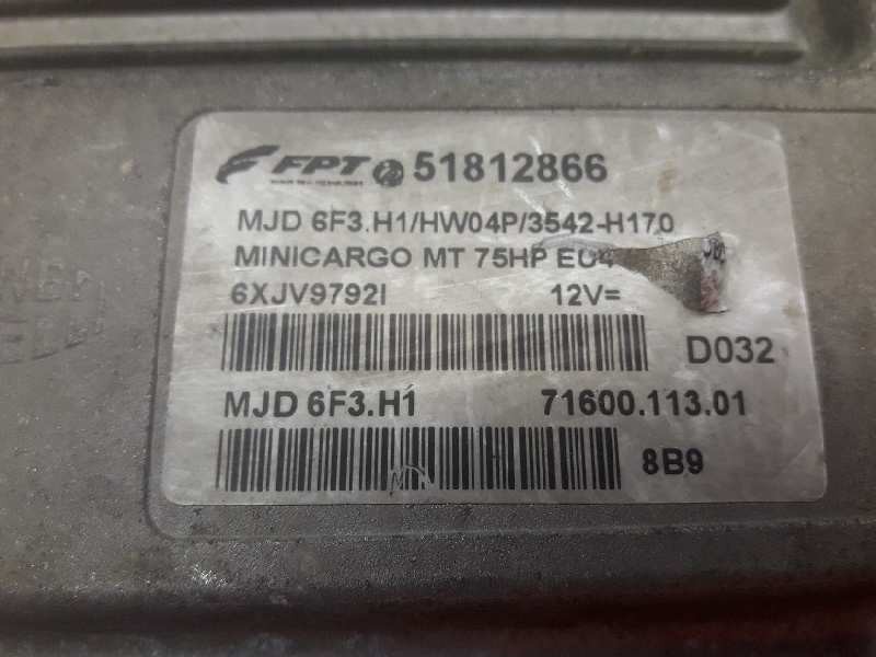 Recambio de centralita motor uce para fiat fiorino básico referencia OEM IAM 51812866  
