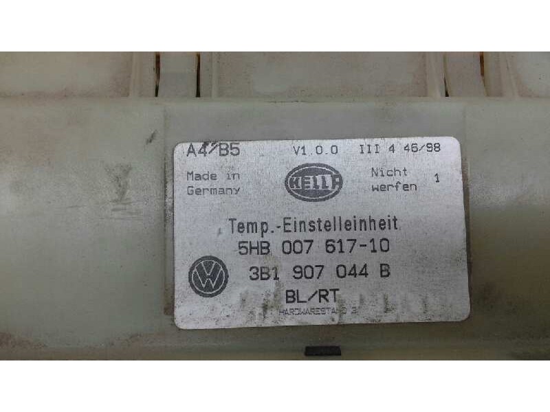 Recambio de mando calefaccion / aire acondicionado para volkswagen passat berlina (3b2) 1.9 tdi referencia OEM IAM 3B1927044B  
