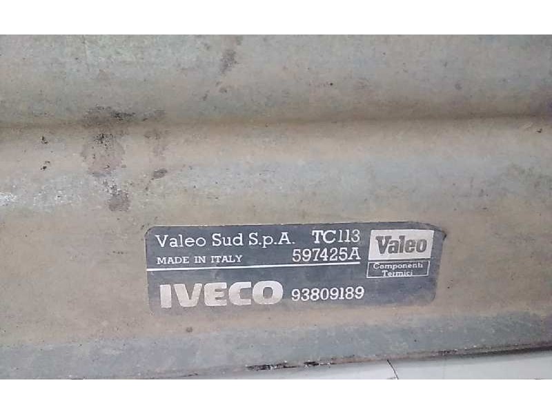 Recambio de radiador agua para iveco daily caja cerrada (1989 =>) 45-10 caja cerrada, techo elevado referencia OEM IAM 93809189 