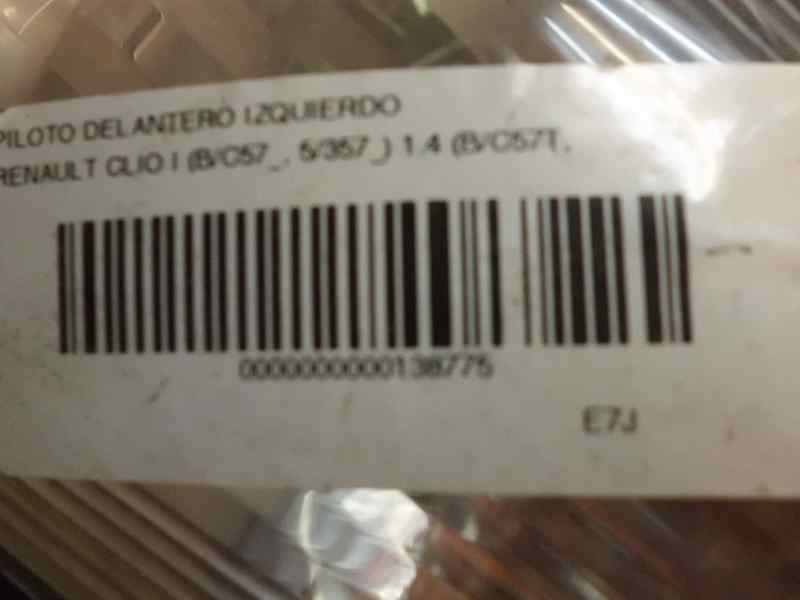 Recambio de piloto delantero izquierdo para renault clio i fase i+ii (b/c57) 1.4 referencia OEM IAM   