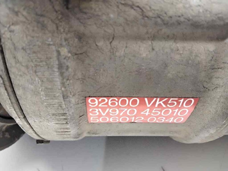 Recambio de compresor aire acondicionado para nissan pick-up (d22) cabina doble challenge 4x4 referencia OEM IAM 92600VK510  