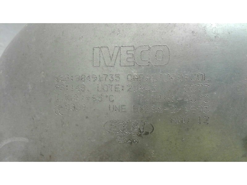 Recambio de calderín para iveco stralis 450 referencia OEM IAM 98491735  