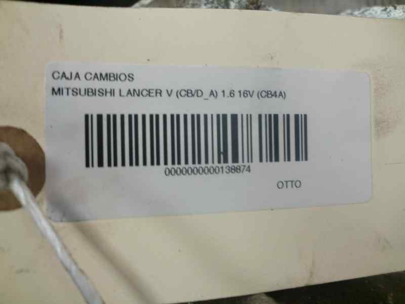 Recambio de caja cambios para mitsubishi lancer berlina/ffamiliar (cb0aw) 1.6 16v cat referencia OEM IAM F4A222MRF1  