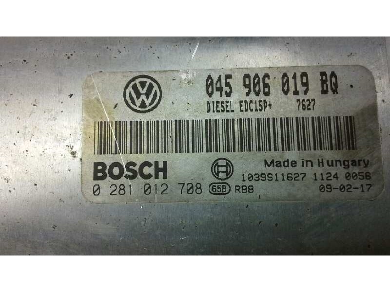 Recambio de centralita motor uce para seat cordoba berlina (6l2) reference referencia OEM IAM 045906019BQ 187 