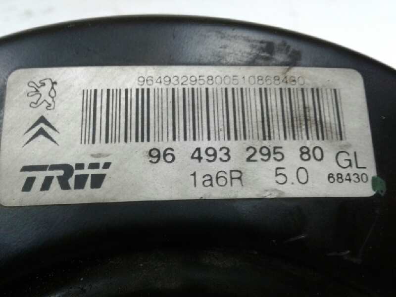 Recambio de servofreno para peugeot 1007 sport referencia OEM IAM 9649329580  