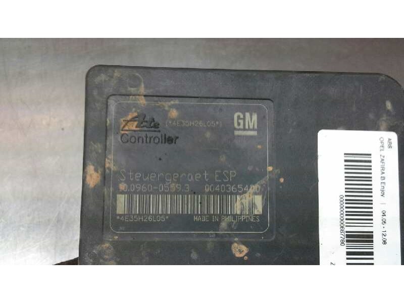 Recambio de abs para opel zafira b enjoy referencia OEM IAM   