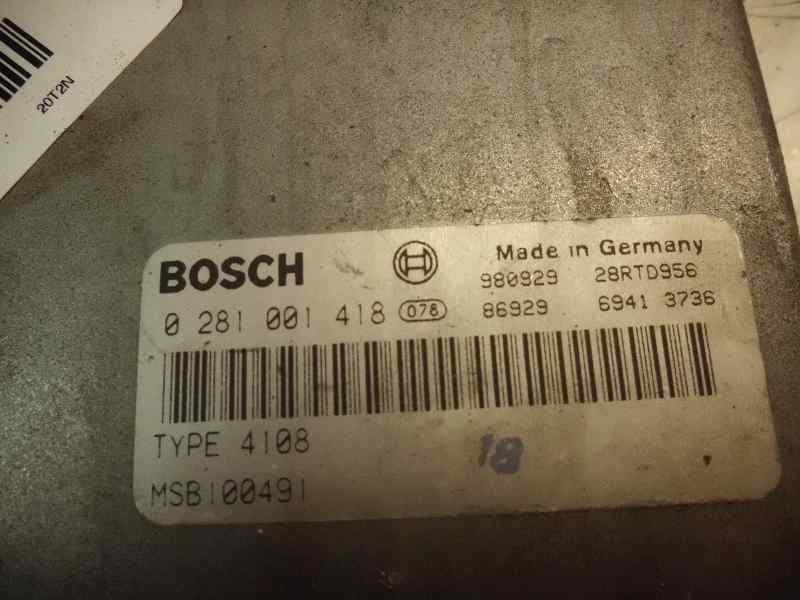 Recambio de centralita motor uce para mg rover serie 400 (rt) 2.0 turbodiesel referencia OEM IAM  125 