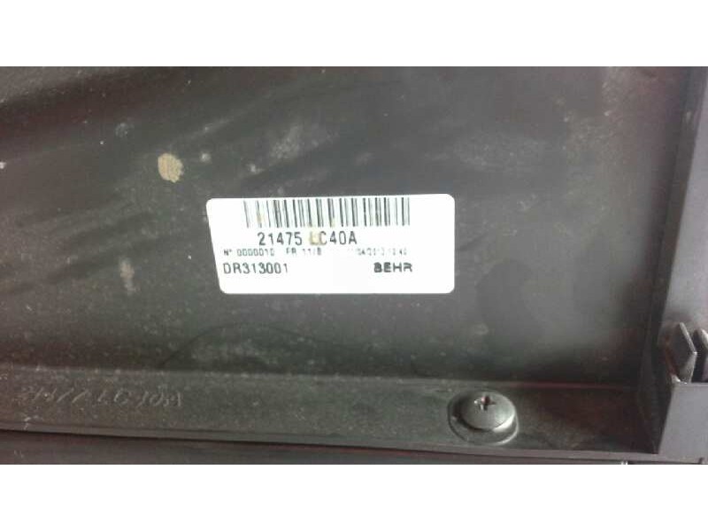 Recambio de radiador agua para nissan cabstar 35.15 referencia OEM IAM   