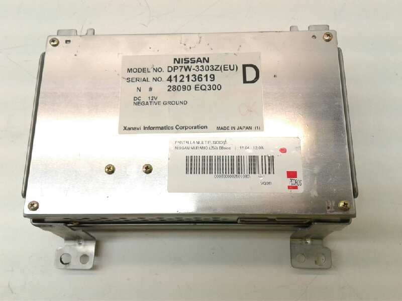 Recambio de pantalla multifuncion para nissan murano (z50) básico referencia OEM IAM 28090EQ300  