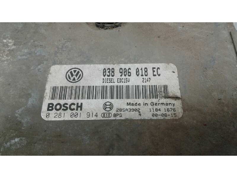 Recambio de centralita motor uce para seat cordoba berlina (6k2) stella referencia OEM IAM 038906018EC  