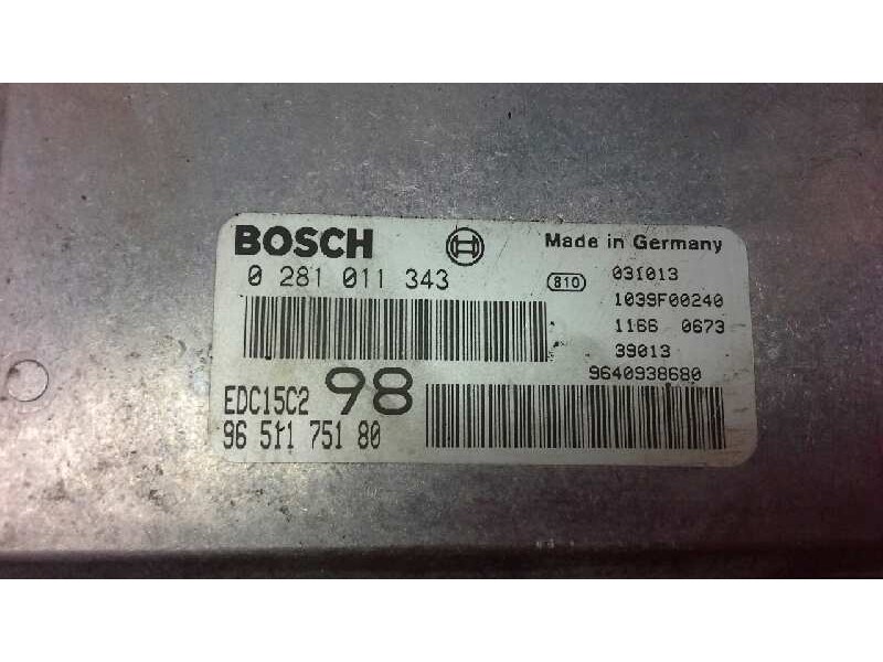 Recambio de centralita motor uce para fiat scudo (222) 2.0 jtd familiar (5 asientos) referencia OEM IAM 82044 245 