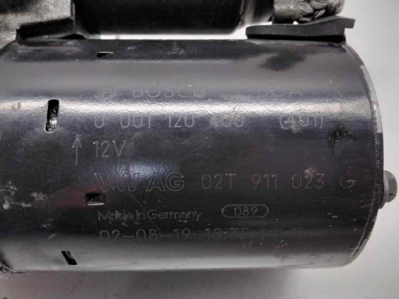 Recambio de motor arranque para volkswagen polo (9n1) conceptline referencia OEM IAM 0001120400 021911023G 