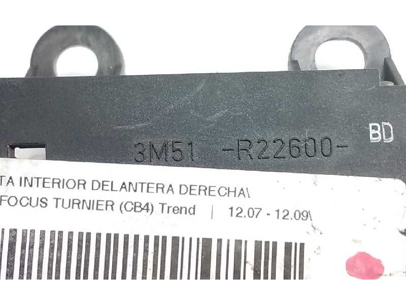 Recambio de maneta interior delantera derecha para ford focus turnier (cb4) trend referencia OEM IAM 3M51R22600  
