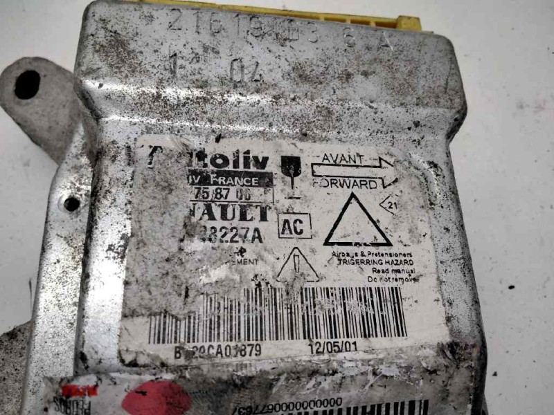 Recambio de centralita airbag para renault laguna ii grandtour (kg0) expression referencia OEM IAM 7701070531  