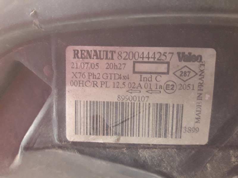 Recambio de faro izquierdo para renault kangoo (f/kc0) express comfort 4x4 referencia OEM IAM 8200444257  