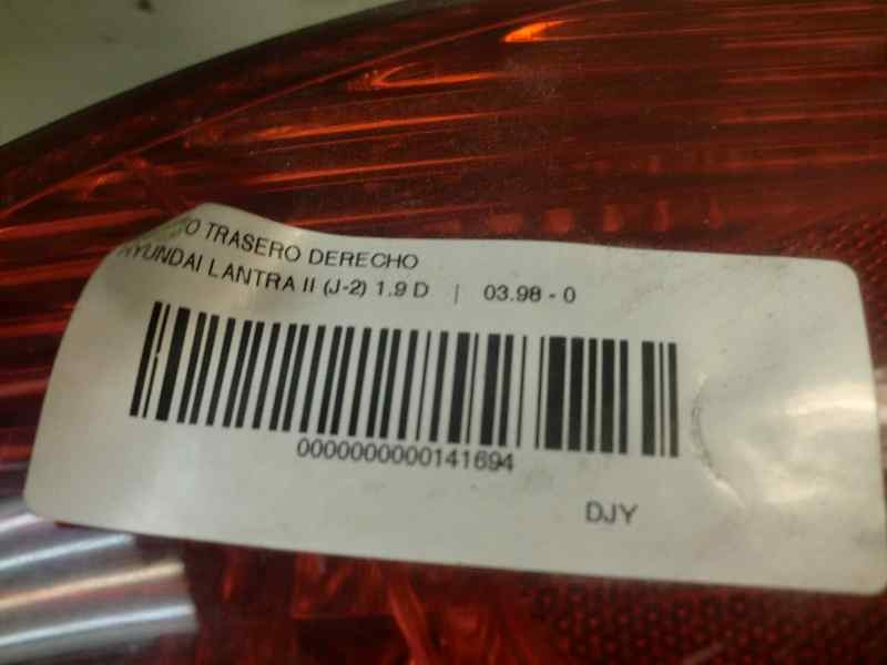 Recambio de piloto trasero derecho para hyundai lantra berlina (rd) 1.9 diesel cat referencia OEM IAM   