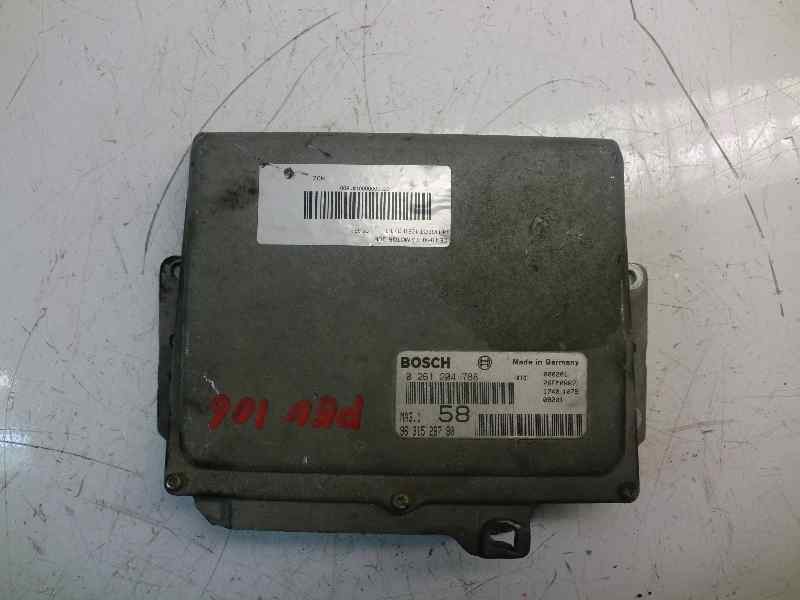 Recambio de centralita motor uce para peugeot 106 (s2) 1.1 referencia OEM IAM 0261204788 125 