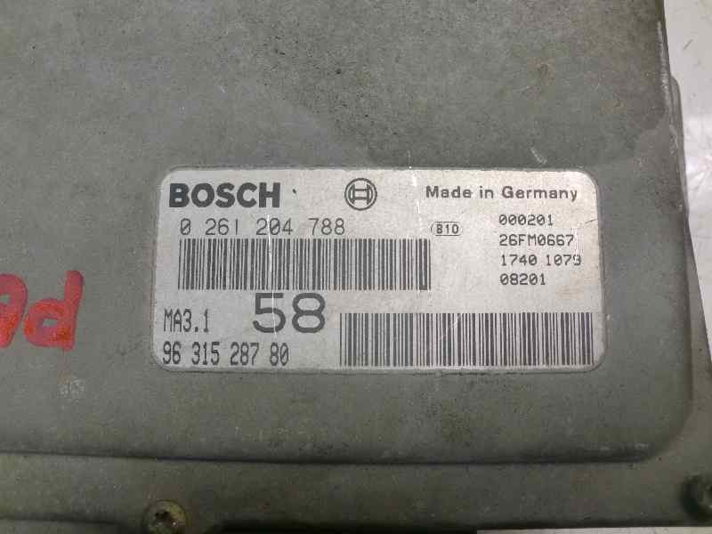 Recambio de centralita motor uce para peugeot 106 (s2) 1.1 referencia OEM IAM 0261204788 125 