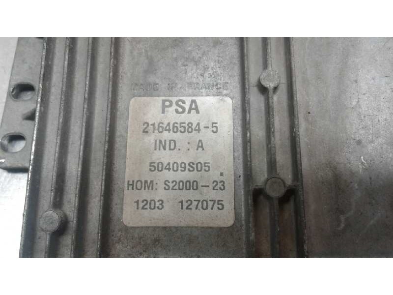 Recambio de centralita motor uce para peugeot 206 berlina xs clim referencia OEM IAM 216465845  