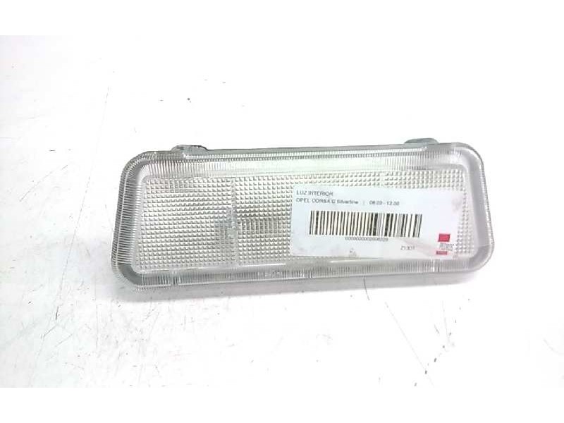 Recambio de luz interior para opel corsa c silverline referencia OEM IAM   