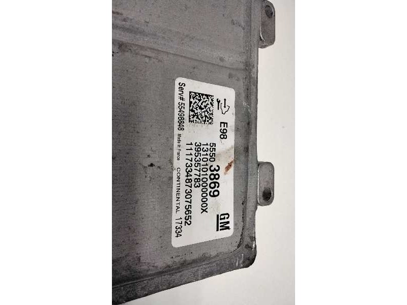 Recambio de centralita motor uce para opel astra k sports tourer excellence referencia OEM IAM 55503869 CONTINENTAL GM 